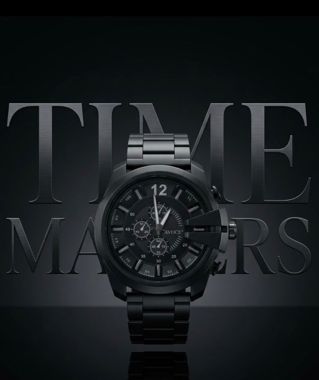 BRONXTON DEZEL Men's Black Analogue Watch